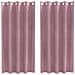 Tende con tende 2 pcs Rosa scuro 140 x 175 cm Velluto - Foto miniatura 1