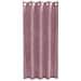 Tende con tende 2 pcs Rosa scuro 140 x 175 cm Velluto - Foto miniatura 4