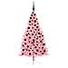 Albero di Natale artificiale con luci integrate Rosa 180 cm PVC - Foto miniatura 3