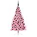 Albero di Natale artificiale con luci integrate Rosa 180 cm PVC - Foto miniatura 4