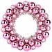 Corone di Palline di Natale 2 pcs Rosa 33 x 33 x 7 cm - Foto miniatura 4