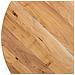 Tavolo Da Pranzo Rotondo Finitura Colore Legno Acacia Swiss Edge D100x76 - Foto miniatura 8