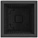 Vaso quadrato per fiori 24 pcs Nero 43 x 43 x 33,5 cm Plastica - Foto miniatura 7