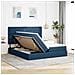 Letto con Contenitore Blu 180 x 200 cm Pelle Sintetica - Foto miniatura 4