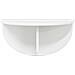 Scaffale da parete 2 pcs Bianco Lucido 48 x 24 x 24 cm - Foto miniatura 6