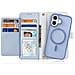 Cover Cartera per iPhone 17 - Pelle /PU, Blu Claro - Foto miniatura 3