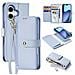 Cover Cartera per iPhone 17 - Pelle /PU, Blu Claro - Foto miniatura 1
