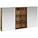 Set di Armadi da Bagno con porta 3 pcs 120 x 10,5 x 60,5 cm - Foto miniatura 1