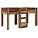 Letto a Castello per Bambini Legno vecchio 90 x 200 cm - Foto miniatura 4