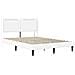 Struttura letto con materasso Bianco 120 x 200 cm Similpelle - Foto miniatura 6