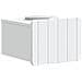 Mobiletto da notte a muro 2 pcs Bianco 33 x 34,5 x 24 cm - Foto miniatura 2