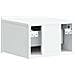 Mobiletto da notte a muro 2 pcs Bianco 33 x 34,5 x 24 cm - Foto miniatura 7