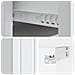 Mobiletto da notte a muro 2 pcs Bianco 33 x 34,5 x 24 cm - Foto miniatura 8
