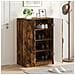 Mobile per scarpe UTRECHT 59,5 x 39,5 x 87 cm Rovere Fumo - Foto miniatura 2