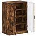 Mobile per scarpe UTRECHT 59,5 x 39,5 x 87 cm Rovere Fumo - Foto miniatura 3
