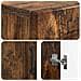 Mobile per scarpe UTRECHT 59,5 x 39,5 x 87 cm Rovere Fumo - Foto miniatura 7