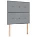 Letto box spring con materasso Grigio Chiaro Singolo Tessuto - Foto miniatura 5
