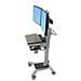 Carrello Neo-Flex Dual WideView WorkSpace per config. doppio LCD - Foto miniatura 1