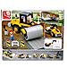 Costruzioni Rullo Stradale Con Operai Mattoncini 0539 Per Bambini 6 Anni + - Foto miniatura 2
