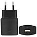 Caricabatterie Adattatore Parete Nero Originale Hw-050100e2w 1 Ampere - Foto miniatura 3