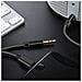Cavo Audio 2 In 1 Connettore Iphone + Jack Verso Jack Macdodo Nero - Foto miniatura 3