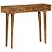 Tavolo Consolle In Legno Massello Di Mango 102x30x79 Cm - Foto miniatura 1