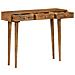 Tavolo Consolle In Legno Massello Di Mango 102x30x79 Cm - Foto miniatura 3