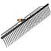 Rastrello da Prato con 35 denti, Testa di Attrezzo, Larghezza: 57 cm, Denti in acciaio temprato, Nero, QuikFit, 1000656 - Foto miniatura 2