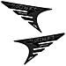 2 Palpebre Tmax Adesivi 3d Per Fari Compatibili Per Scooter Yamaha T Max 2008-11 - Carbonio - Foto miniatura 1