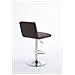 Sgabello Bar Limerick In Tessuto I Sedia Cucina Girevole 360° E Regolabile 84-105 CM I Sgabello Imbottito In Metallo Con Poggiapiedi Grigio Scuro - Foto miniatura 2