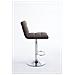 Sgabello Bar Limerick In Tessuto I Sedia Cucina Girevole 360° E Regolabile 84-105 CM I Sgabello Imbottito In Metallo Con Poggiapiedi Grigio Scuro - Foto miniatura 3