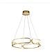 Lampada A Sospensione A Led Integrata In Oro - Foto miniatura 6