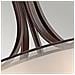 Pendente Rotondo Grande A 4 Luci Da Soffitto Mission Bronze, E27 - Foto miniatura 4