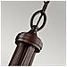 Pendente Rotondo Grande A 4 Luci Da Soffitto Mission Bronze, E27 - Foto miniatura 5
