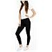 Leggings Casual Di Fm Di Londra Donne Nero (black 1) -8 Uk (formato Produttore S)  - Foto miniatura 3