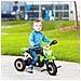 Triciclo per Bambini con Luci e Suoni 3 Ruote Larghe Età 18-36 Mesi 71x40x51cm Verde - Foto miniatura 6