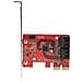 Scheda PCIe SATA - Scheda di Espansione PCIe SATA a 4 porte 6 Gbps - Staffa a Profilo Basso /Alto - ASM1062 senza RAID - Convertitore PCI Express SATA per SSD /HDD - Foto miniatura 6
