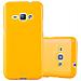 Custodia Compatibile Con Samsung Galaxy J1 2015 In Jelly Giallo - Coperchio Protettivo In Silicone Tpu Flessibile - Foto miniatura 1