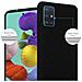 Custodia Compatibile Con Samsung Galaxy A51 4g / M40s In Frost Nero - Coperchio Protettivo In Silicone Tpu Flessibile - Foto miniatura 3