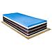 Topper Memory Foam 5 Cm, Correttore Materasso Singolo 80x190, Memory Fresh Massaggiante - Foto miniatura 8