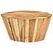 Tavolino Da Salotto 65x31 Cm In Legno Massello Di Acacia - Foto miniatura 2