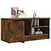 Mobile Tv Rovere Fumo 80x35x36,5 Cm In Legno Multistrato - Foto miniatura 2