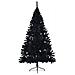 Albero Di Natale Artificiale A Metà Con Base Nero 240 Cm Pvc - Foto miniatura 6