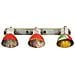 Lampada Da Parete Industriale Multicolore 65x25 Cm E27 - Foto miniatura 3