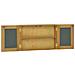 Mobile A Specchio 60x10x40 Cm In Legno Massello Di Teak - Foto miniatura 3