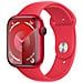 Watch Series 9 GPS + Cellular Cassa 45m in Alluminio (PRODUCT) RED con Cinturino Sport Band (PRODUCT) RED - S /M - Foto miniatura 2