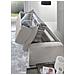 Divano Letto Aliana, Divano A 3 Posti, 100% Made In Italy, Sofà Soggiorno Con Apertura Girevole, In Tessuto Imbottito, Con Braccioli Standard, Cm 220x95h90, Grigio - Foto miniatura 4