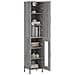 Credenza Grigio Sonoma 34,5x34x180 Cm In Legno Multistrato - Foto miniatura 3