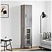 Credenza Grigio Sonoma 34,5x34x180 Cm In Legno Multistrato - Foto miniatura 1