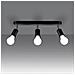 Lampada A Soffitto Fornes 3 Nero Sl. 1122 - Minimalista Lampade Da Soffitto Nero 13.5x40x6 Cm - Foto miniatura 3